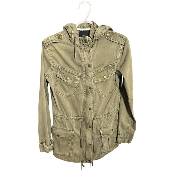 Anthropologie Talula Anorak Utility Jacket Army Green XS - Picture 3 of 9